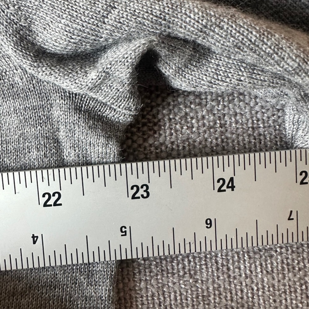 AllSaints Merino Wool Sweater Mens XL Grey NEW Ramskull Crew Neck Pullover - Picture 7 of 11